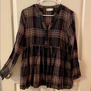 Adorable plaid top from Altar’d State!